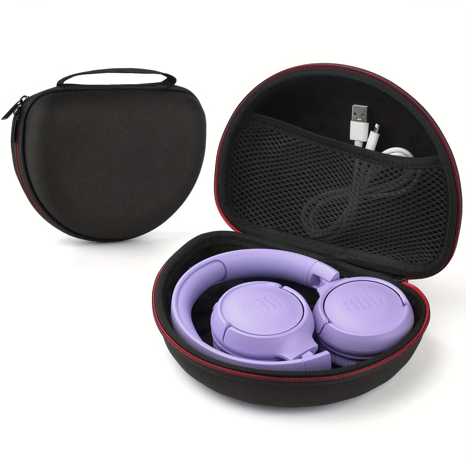 Custodia rigida per cuffie wireless JBL Sony T450BT/T460BT/T510/T520BT/T560 Borsa da trasporto Custodia portatile (solo custodia)
