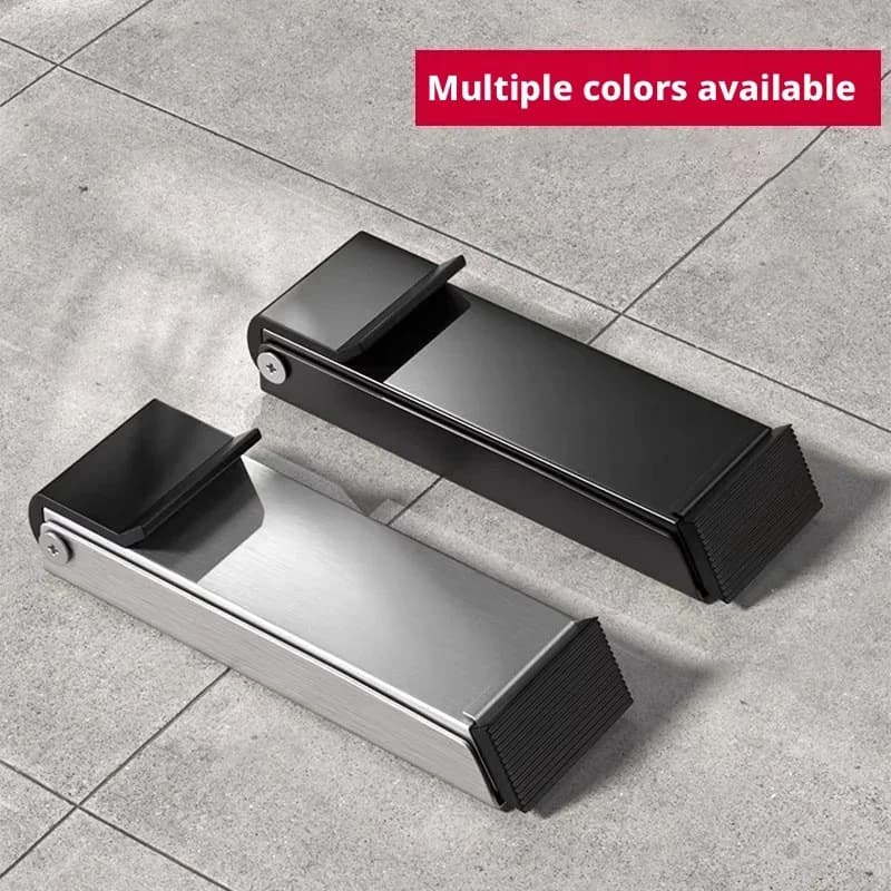 Heavy Duty Premium No-Drill Anti-Collision Door Stopper New Security Windproof Door Wedge Free Stop Door Block