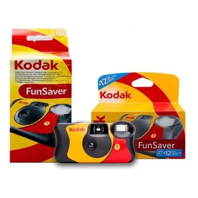 1-6 pezzi Kodak Daylight ISO800 Fun Saver fotocamera monouso con flash fotocamere monouso a pellicola punto e punto 27 fogli 39 fogli