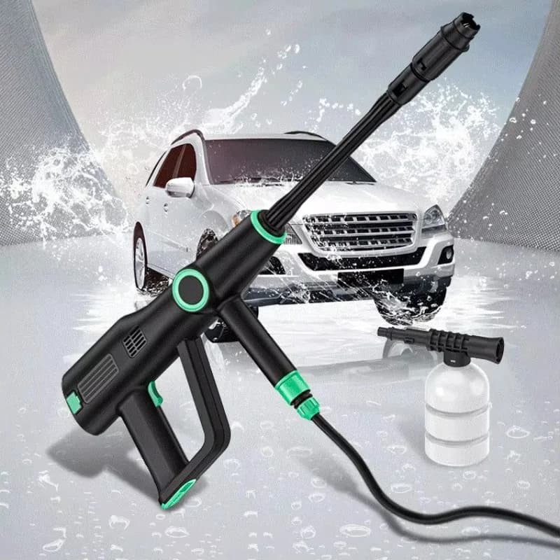 Pistola ad Acqua Portatile ad Alta Pressione per Lavaggio Auto, Irrigazione Giardino, Ugello Spruzzatore Automatico, Pistola Schiumogena
