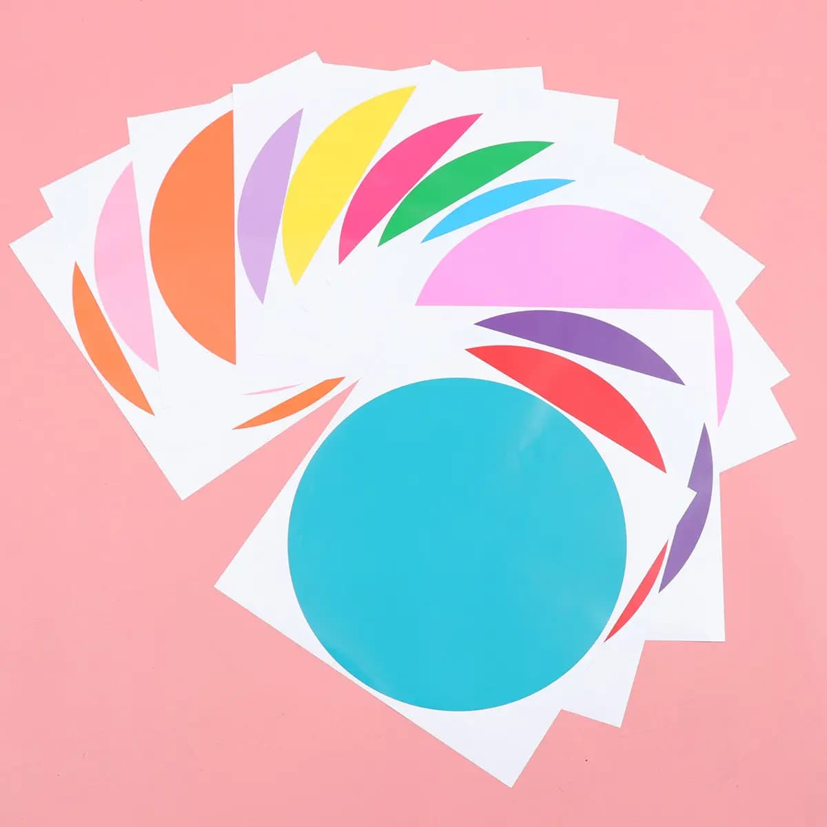 12Pcs Round Sticky Whiteboard Marker Erasable Sticker Labels Large Message Board Paper for Reminder Notes Home Office