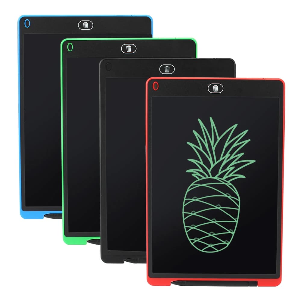 KaKBeir Tavoletta grafica Tavoletta da disegno Tavoletta da scrittura LCD da 12 pollici Tavoletta da disegno con luce a LED Scheda digitale Notebook elettronico intelligente