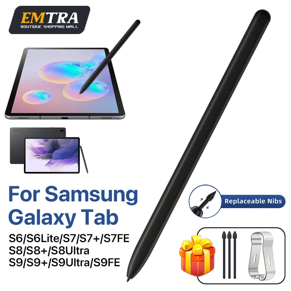 S Pen per Samsung Galaxy Tablet Tab S6 S6Lite S7 S7+ S8 S8+ S9 S10 S9+ S8 S9Ultra S7 S9FE 4096 Pressure Palm Rejection Disegno