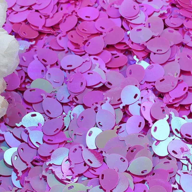 Paillettes in PVC da 12mm, Nuove Paillettes per Palloncini, Paillettes Sfuse, Paillettes per Cucito, Decorazioni per Matrimoni e Artigianato, Accessori, Paillettes 10g/20g/50g