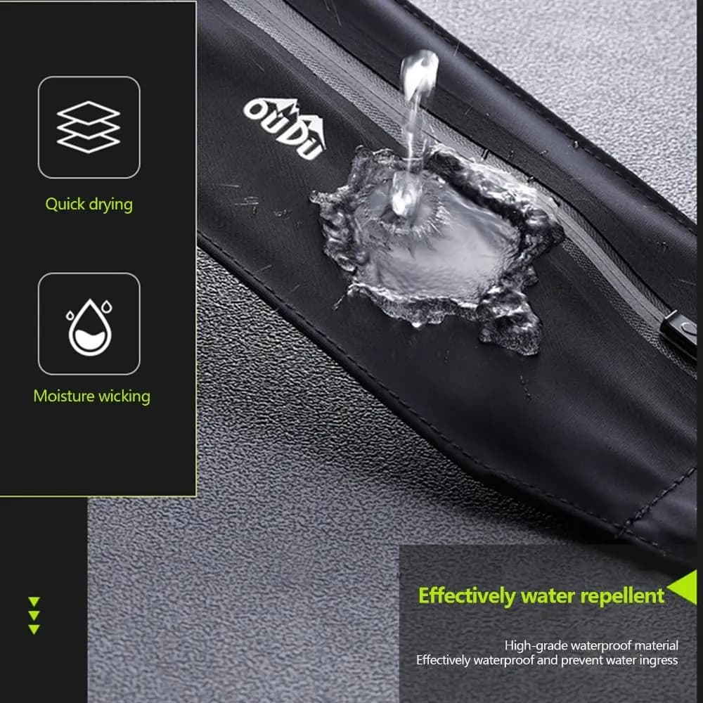 Men Waterproof Running Belt Mobile Phone Running Gear Sport Fanny Pack Outdoor Sports Cell Phone Pouch Gym