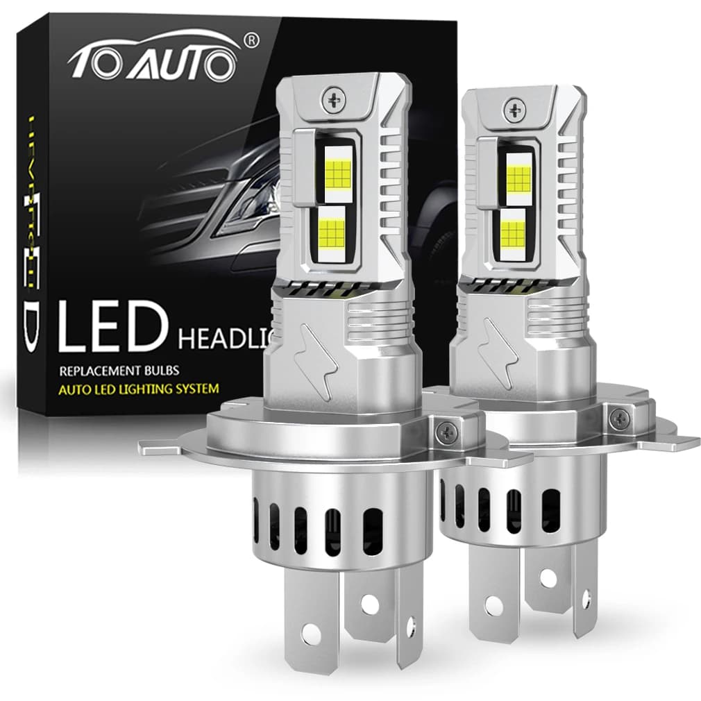 TOAUTO H4 LED Headlight Canbus Bulb H7 H11 9005 HB3 9006 HB4 Headlamp Bulb Car 100W 30000LM Super Bright 12V 6500K Auto Lights