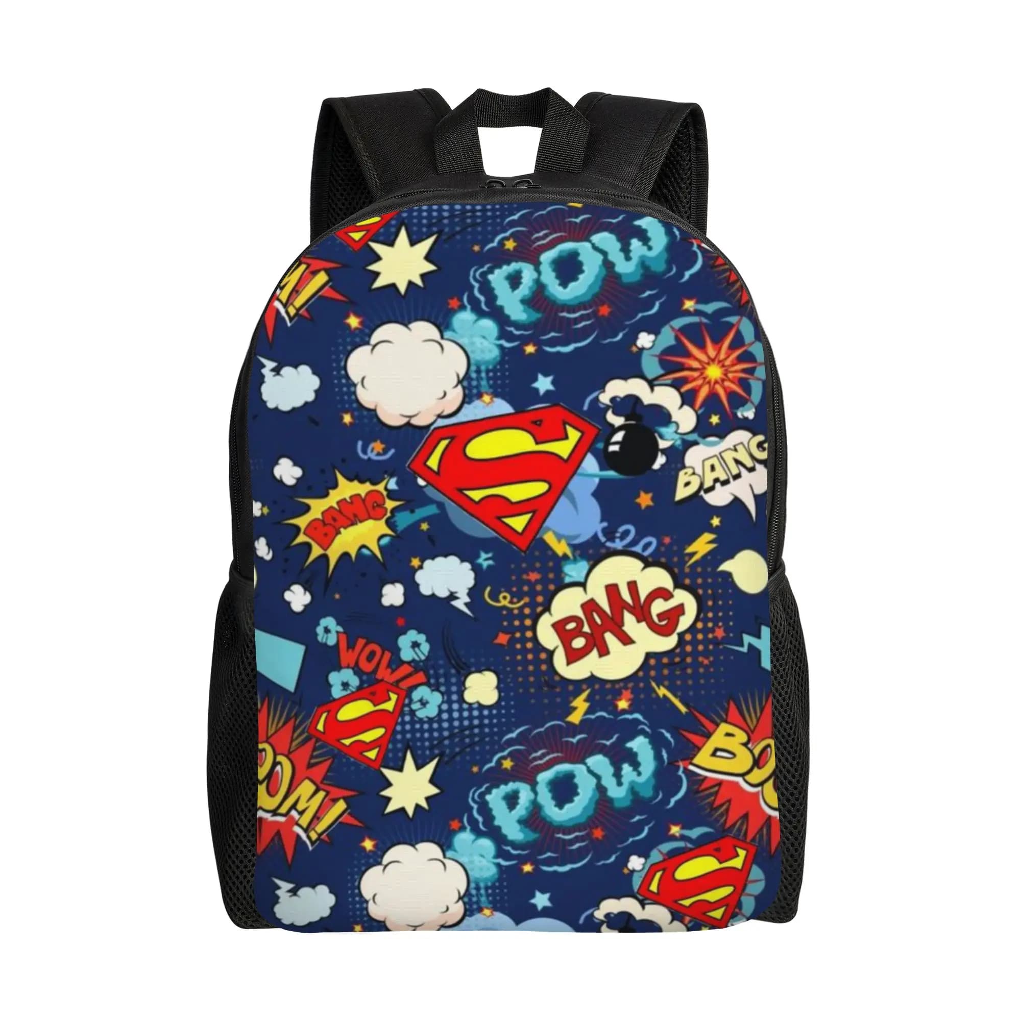 Zaino Superman per il ritorno a scuola, zaino dal design Hero Harajuku