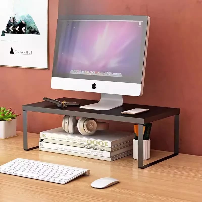 Supporto per Monitor da Scrivania, Base Elevatrice per Notebook, Arredamento per Casa, Supporto per Schermo Moderno e Semplice