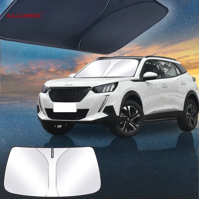 Per Peugeot 2008 Auto Parabrezza Parasole Blocchi Riflettore UV Auto Finestra Visiera Scudo Copertura Pieghevole Ombrellone 1 Pezzo