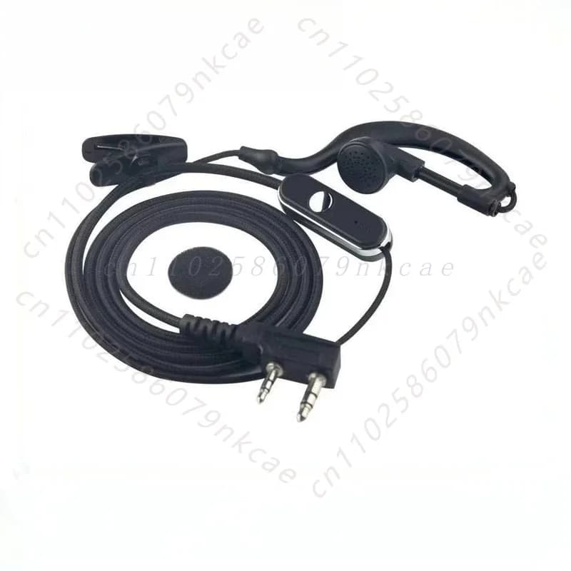 high-quality high-quality walkie-talkie headphone cable Universal soft hanging ear K head M head Y single hole T headset cable