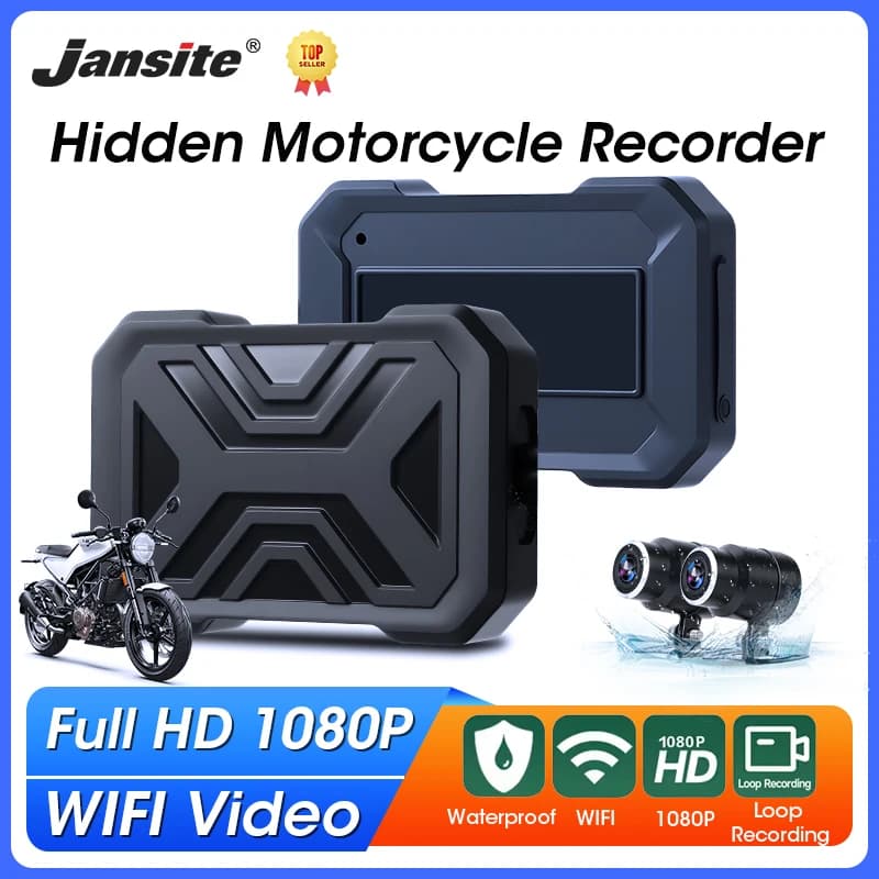 Double 1080P Moto DVR Full Body Waterproof Moto Camera WiFi Video Moto Dash Cam Front Rear Video Guide Recorder Black Box