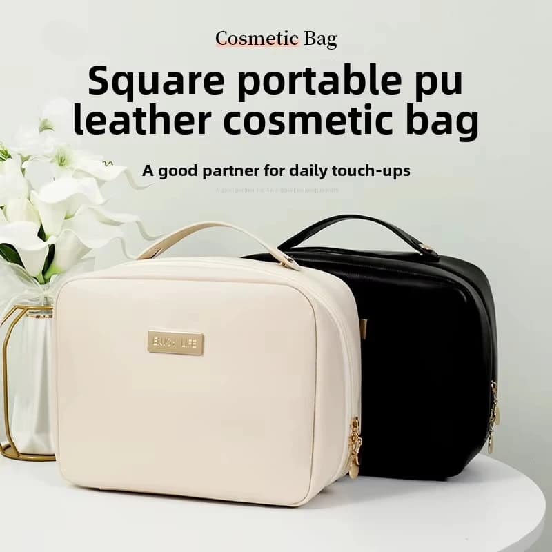 Women's Travel Cosmetic Bag Large Capacity Toiletry Organizer Portable Makeup Storage Case Waterproof Makeup Pouch