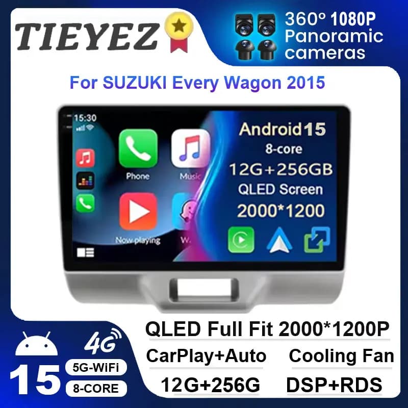 Android 15 Autoradio Lettore Video Multimediale Per Suzuki Vitara 2015 - 2020 Navigazione GPS Autoradio Wifi BT Carplay