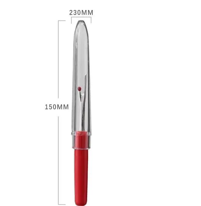 Dispositivo per coltello per rimozione filo Strumenti per punto croce Pulsante aperto Foro Pulsante Home Accessori per cucire fatti a mano fai-da-te NO.C3061