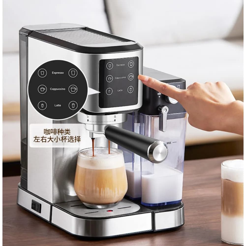 【HOT】Stainless steel espresso machine 20 bar electric portable