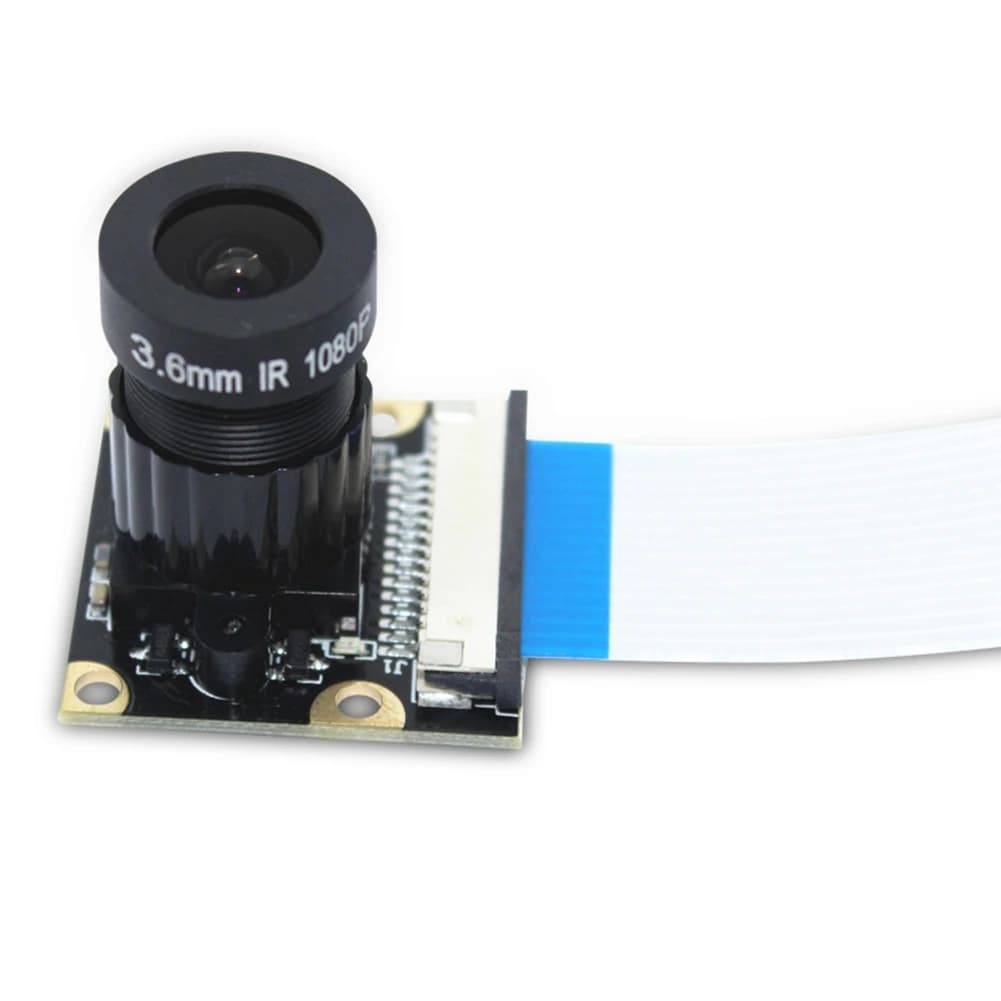 Camera Module ABSK-5MP OV5647 Version No Night Vision PCB+FPC for Raspberry Pi, 75 Degrees, 3.6mm, Adjustable Fire Mass, Webcam HD 1080P