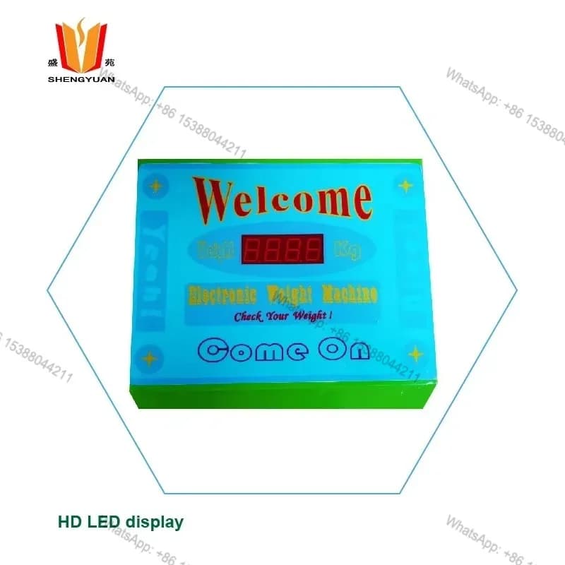 2026 2026 Hot Selling Airport Coin Operated Luggage Weight Scale Coin Operated Weighing Scales Machine OEM