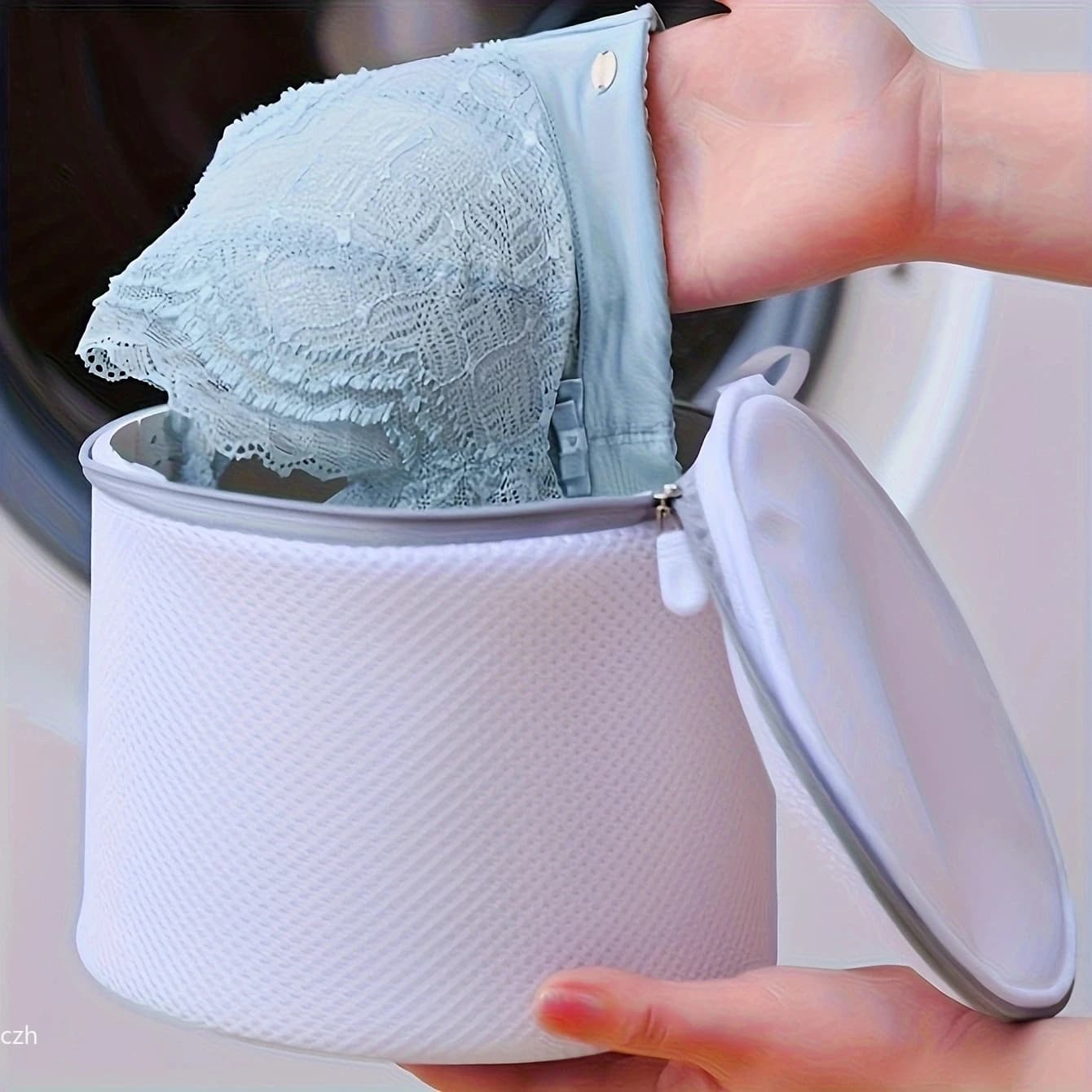 Sacchetto in rete per lavaggio lingerie, organizer per biancheria intima, sacchetto in rete per lavaggio reggiseni, sacchetto per lavanderia con cerniera
