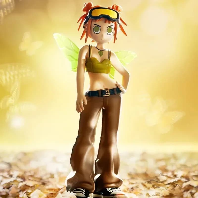 Pop Mart Peach Riot Punk Fairy Series Blind Box Guess Bag Giocattoli originali Bambola Cute Anime Figure Ornamenti Regalo