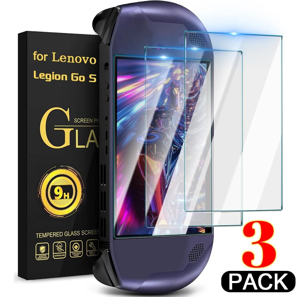 Pellicola protettiva in vetro temperato da 1/2/3 pezzi per Lenovo Legion Go S Protezione schermo Anti-graffio Console portatile Accessori di gioco