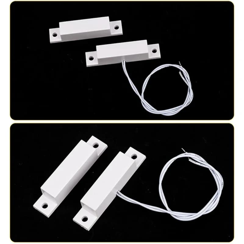 Sensore di contatto magnetico per porte e finestre Allarme Interruttore Reed Allarme antifurto domestico di sicurezza Interruttore magnetico NO/NC Facile da installare