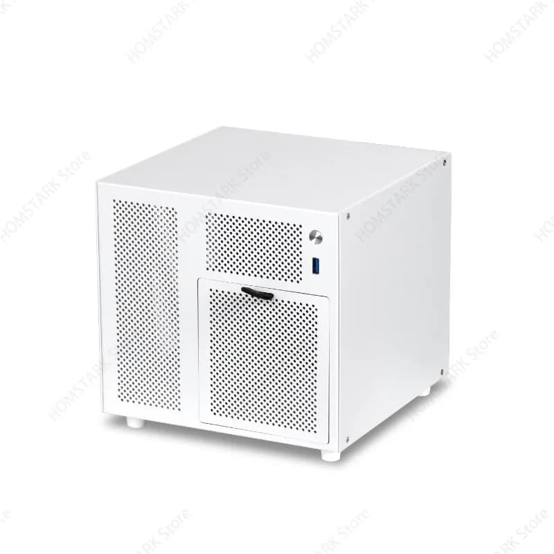 4‑Bay NAS Chassis Compact Home Storage Server Case Support SFX Power Supply Mini‑ITX Motherboard Enclosure