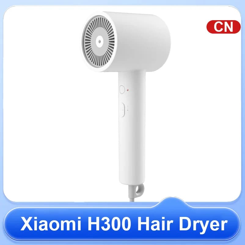 XIAOMI MIJIA Ionic hair dryer, treatment of negative ions with professional fast drying for the house 1600W Electric hair dryer