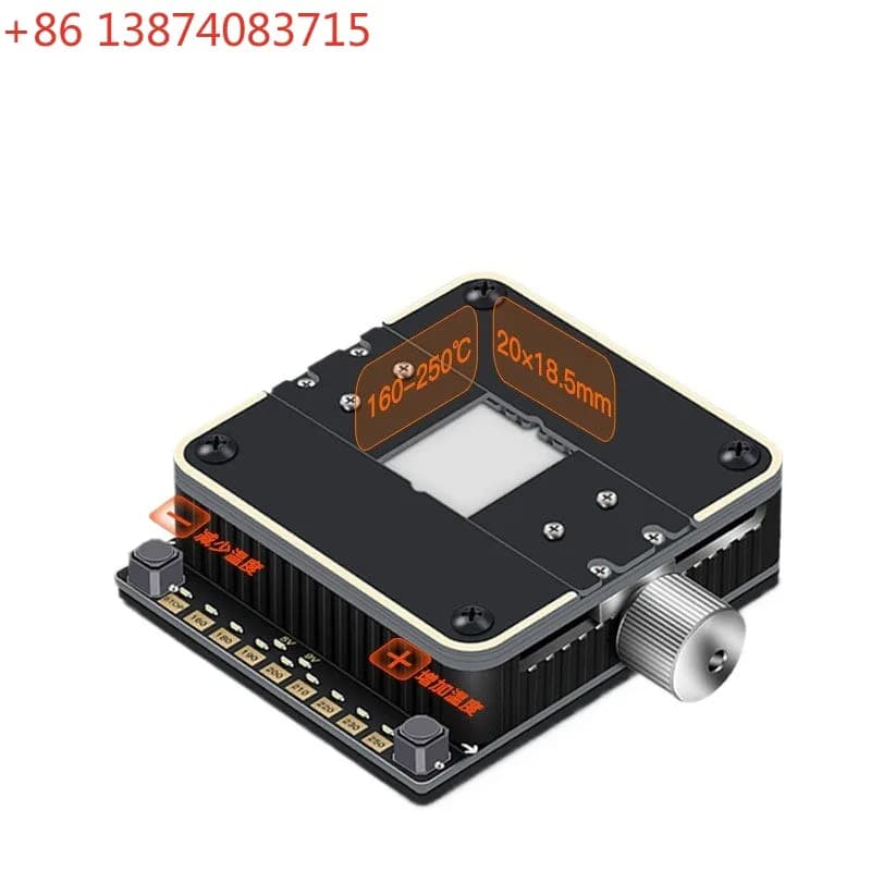 FOR CPU Font IC Glue Removal Tin Removal Heating Table Air Gun Free Soldering Iron Heating No Suction Tin Belt Does Not Damage