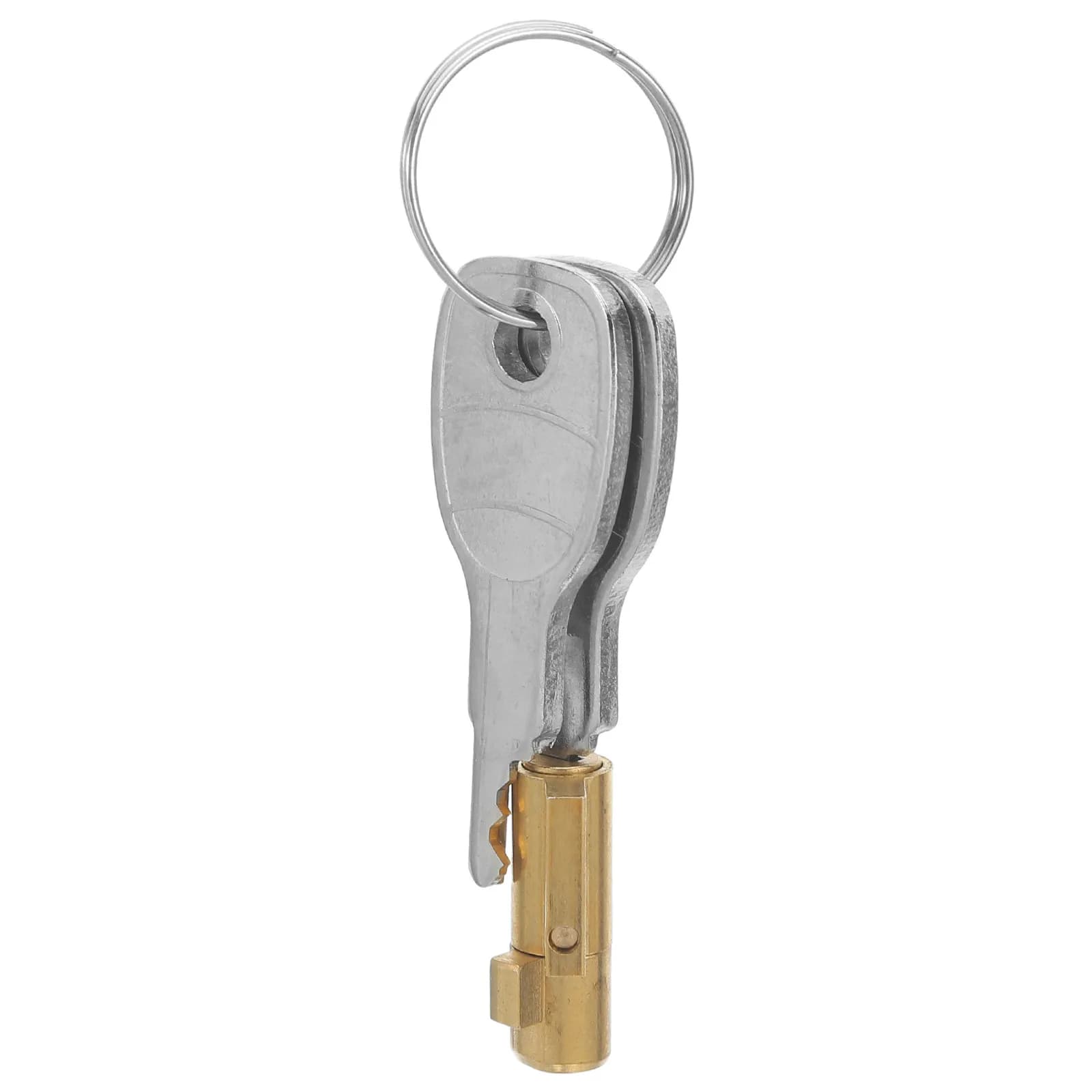 Glass Cabinet Lock Concealed Metal Showcase Cylinder Lock for Retail Museum Jewelry Display Case Cylinder Key with Key