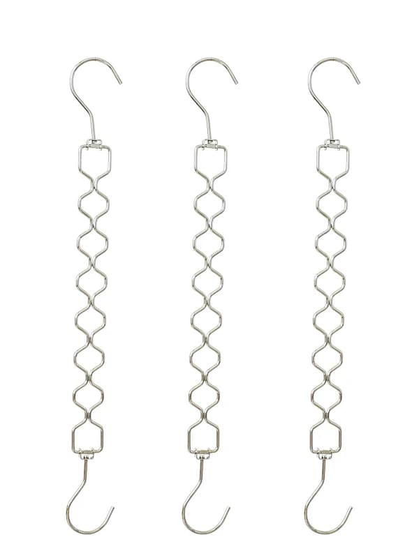 Metal Hanging Chain Holders Ra Sleeps Drng Line Bearing with Hook for Clothes Laundry Care Accessories