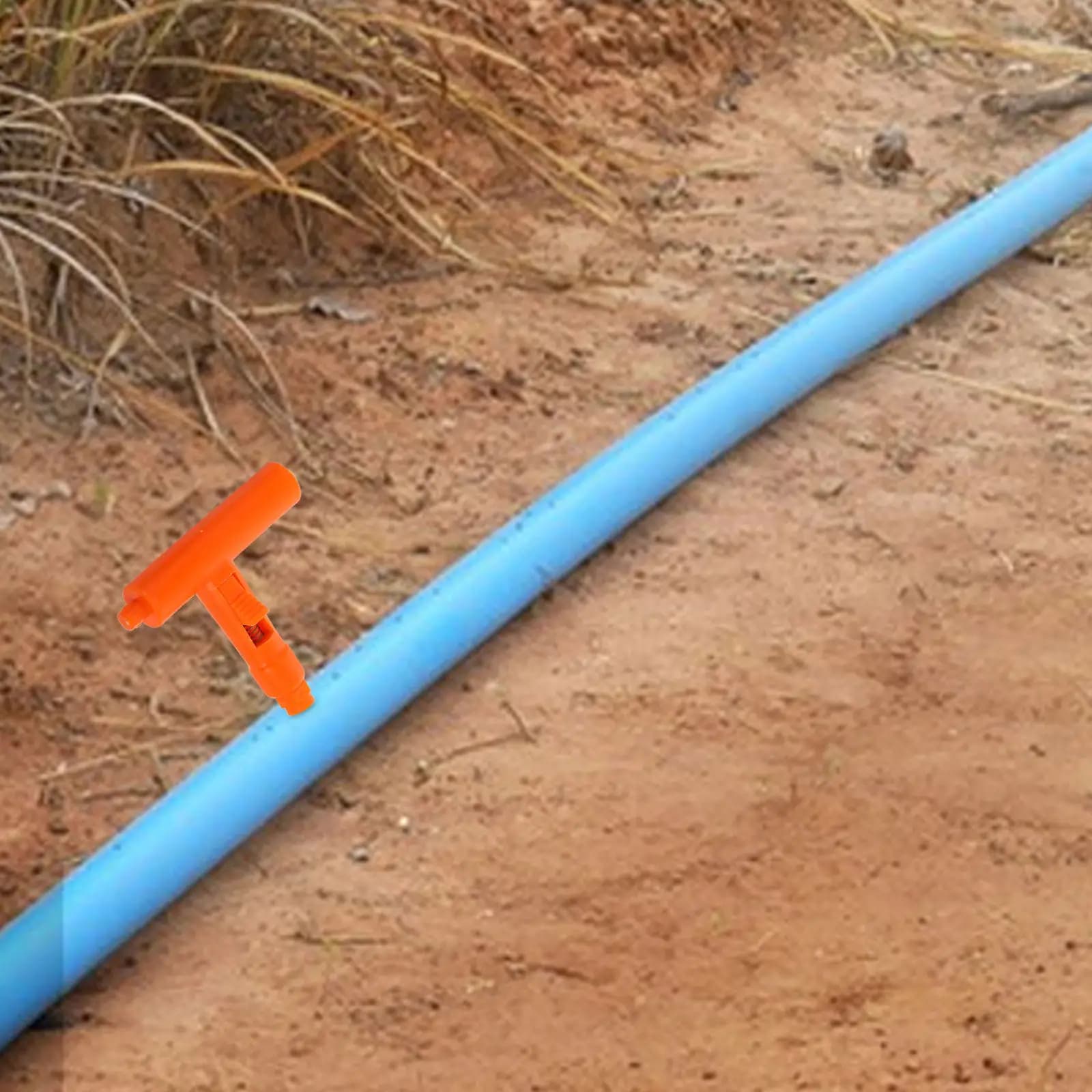Strumento Ergonomico a T per Forare Tubi Flessibili e Tubi Gocciolanti, Attrezzo Resistente per Irrigazione da Giardino