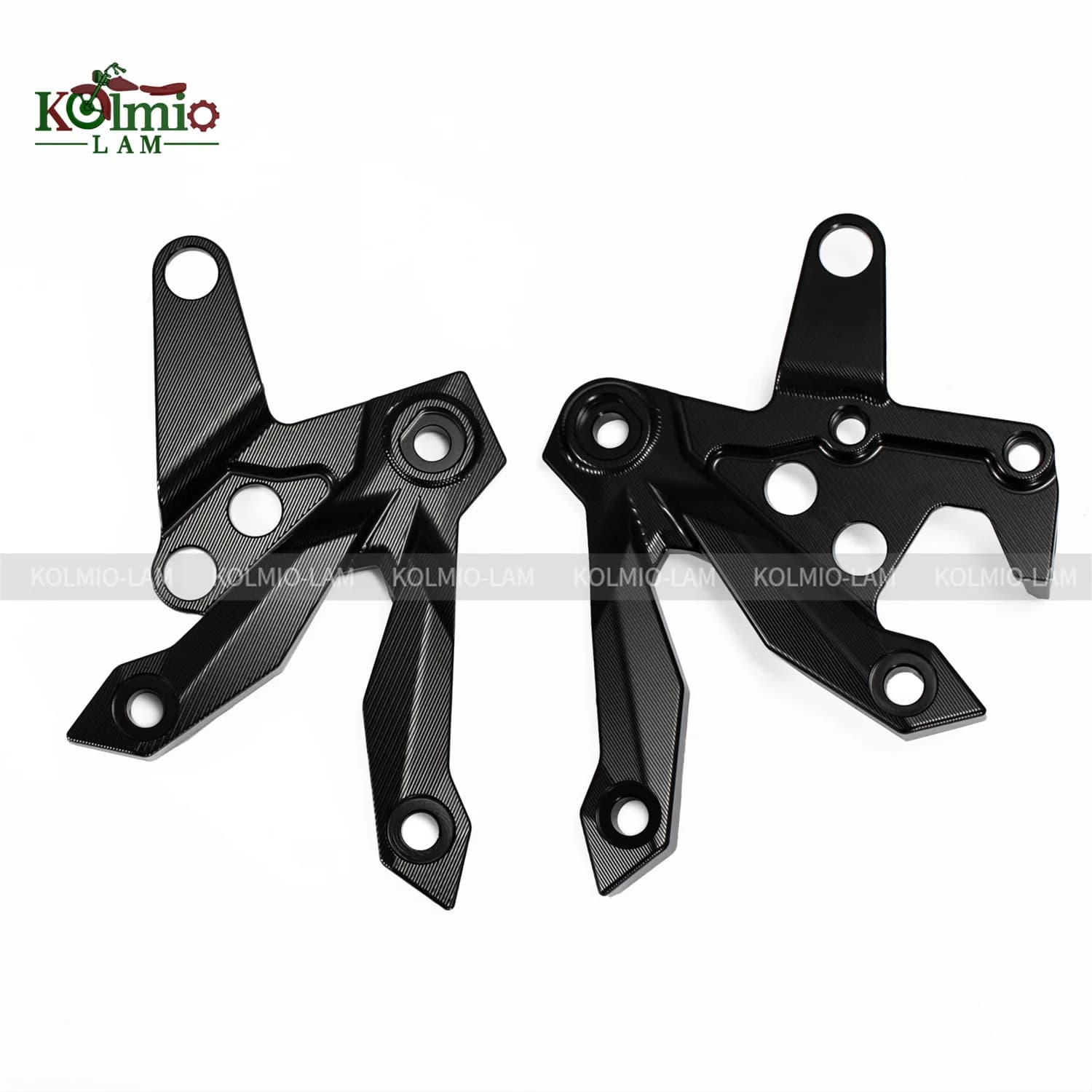 Misura per KAWASAKI Z1000 2007 - 2009 Accessori moto Set poggiapiedi anteriore Staffa di montaggio