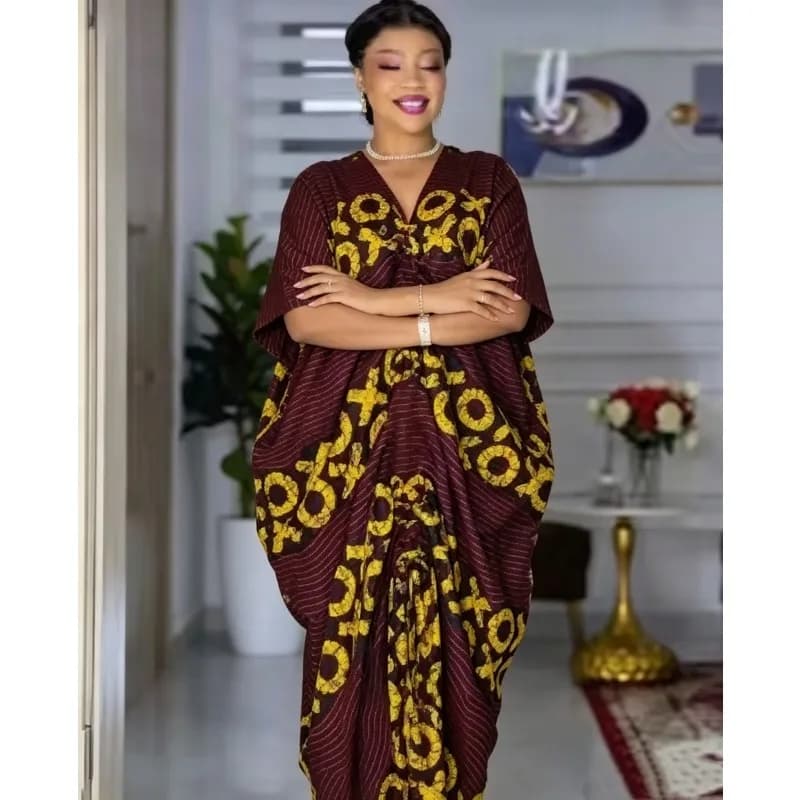 2026 Abiti africani taglie forti per le donne Abbigliamento tradizionale africano Dashiki Abito Ankara Abaya Robe Abito lungo caftano musulmano
