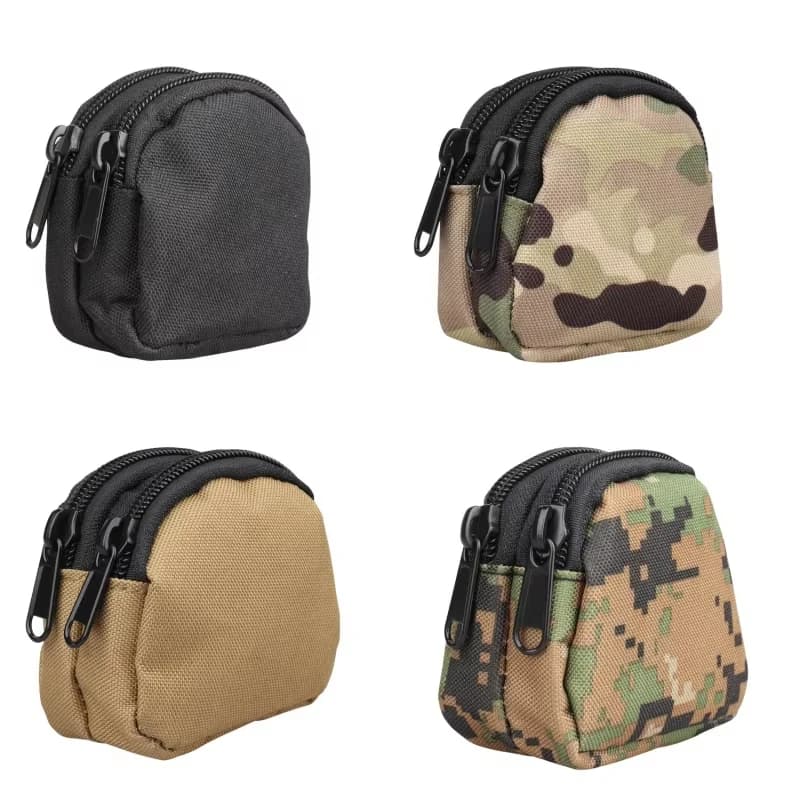 1pcTactical Wallet Portable Waist Bag Coin Key Bag Mini Pocket Camping Bag Wallet Outdoor Accessories Hunting Waist Backpack