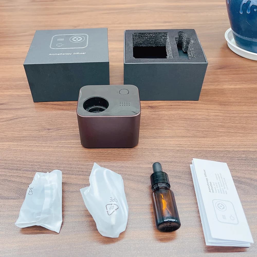Essential Oil Diffuser Wireless Humidifier Car Deodorant Diffuser Metal Aromatherapy for Deodorant for Car Environments
