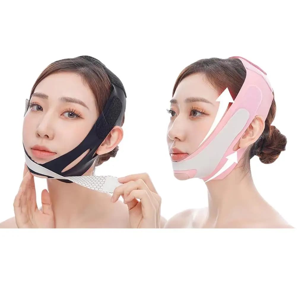 Face Lifting Belt V-line V Shaper Slimming Benda for Face Relaxing Shape Elevator Reduce Mask for Double Men