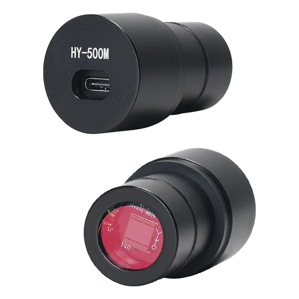 Sensore d'Immagine CMOS a Colori 5MP USB2.0 1/2.5, Adattatore Oculare, Oculare Elettronico, Fotocamera per Microscopio Industriale