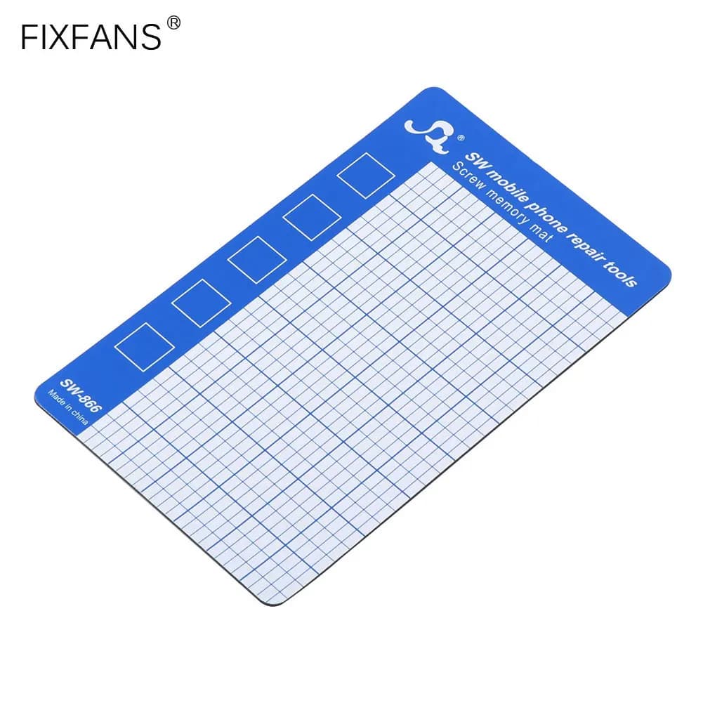 145x90mm Palm Size Magnetic Screw Memory Mat Screws Organizer Tool for iPhone iPad Mobile Phone Tablet Laptop PC Repair Work Pad