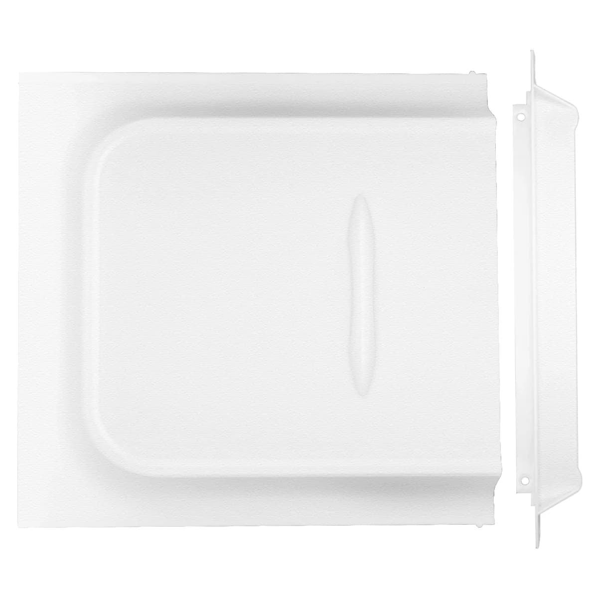 Porta scorrevole per porta con schermo RVMATE con arresto scorrevole (bianco/nero), pannello da 12" per camper, rimorchio, camper, camper.
