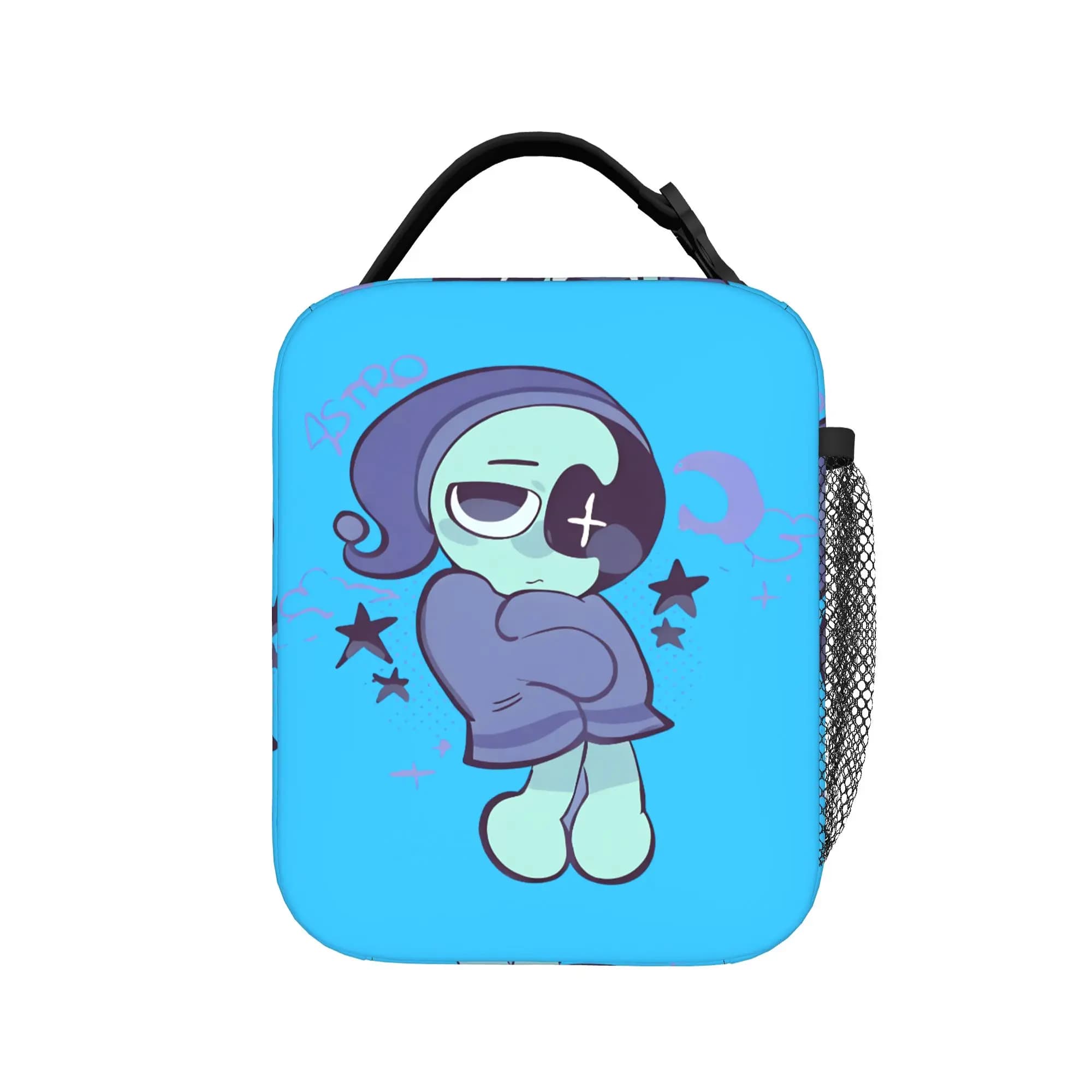 Dandys World Astro Insulated Lunch Bags Large Catoon Meal Container Thermal Bag Tote Lunch Box College Picnic Food Storage Bags