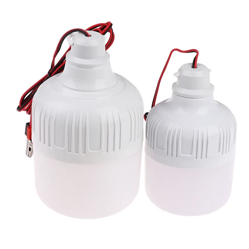 LED Lamp 12v Portable Led Bulb 3W 7W 9W 12W 20W 30W Outdoor Camping Tent Fishing Night Light Suspension Light Cold White