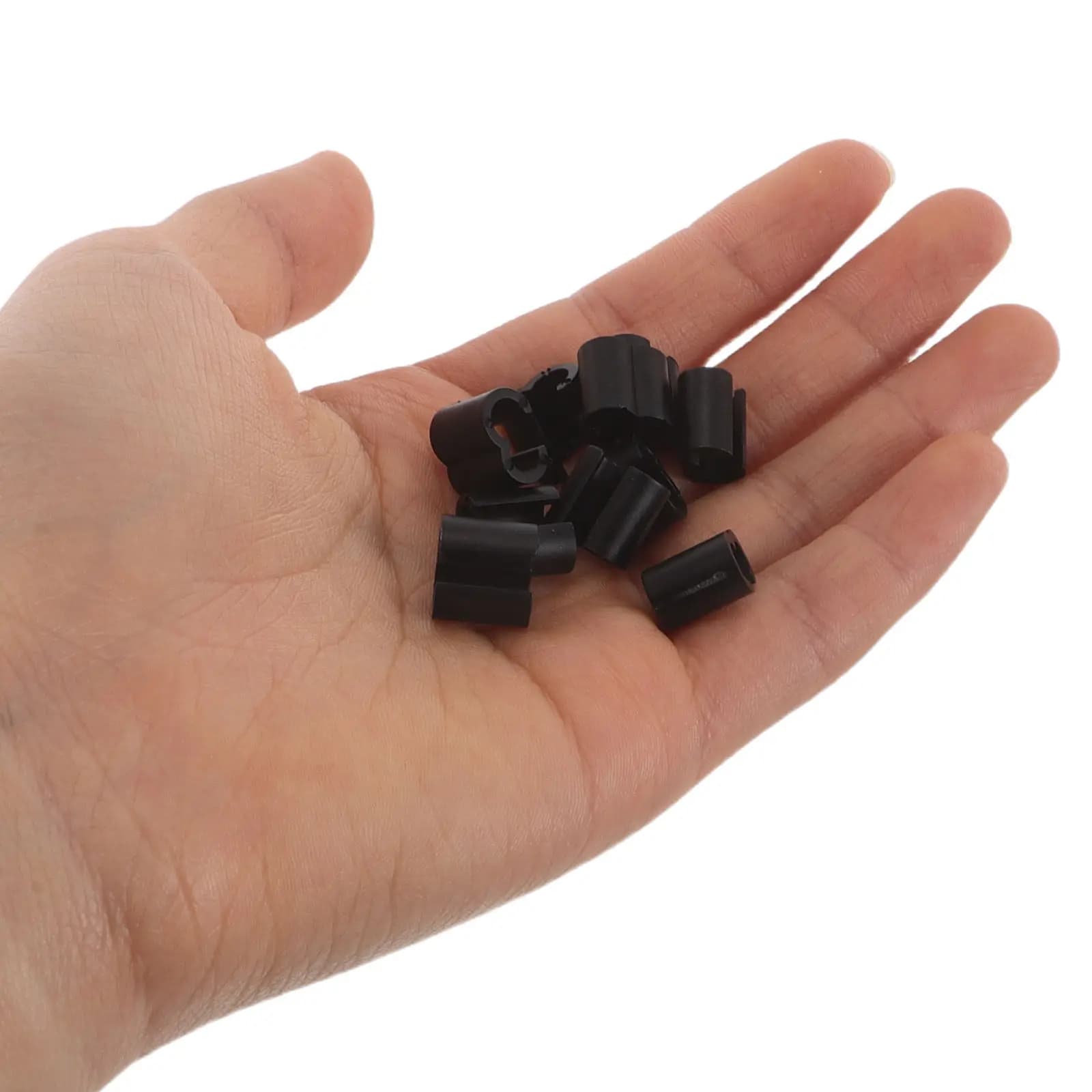 10 Pezzi Clip per Cavi Bici da Montagna con Doppio Morsetto per Cavi Freno e Cambio, Gestione Sicura dei Cavi per Terreni Offroad