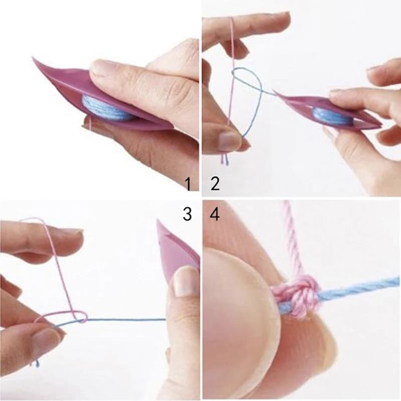1 navetta per battuta di metallo per la realizzazione di pizzo a mano, strumento per tessitura a maglia artigianale fai-da-te