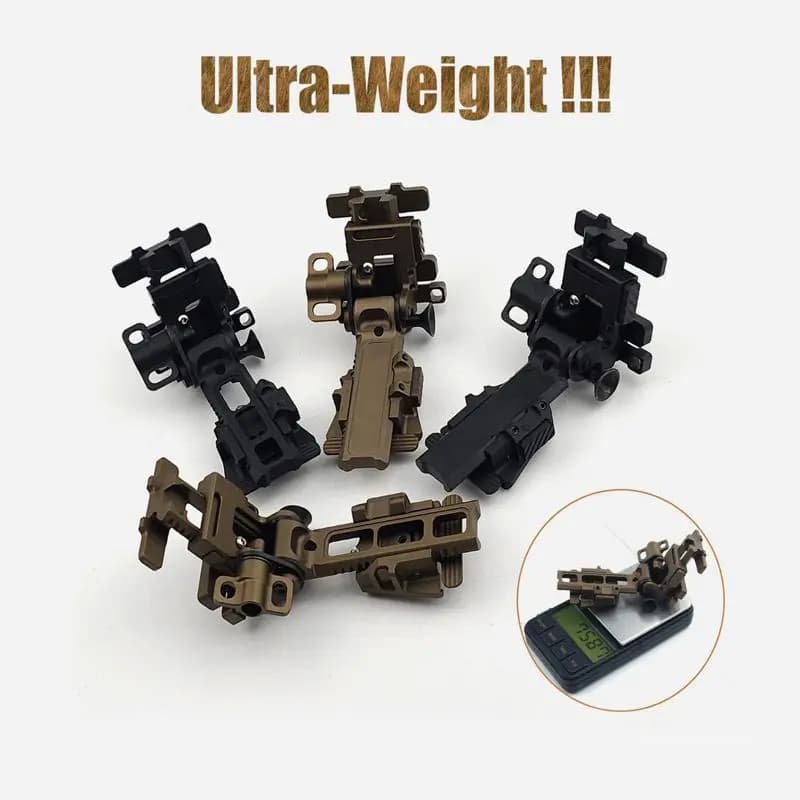 Lightweight NVG Helmet Mount Breakaway Dovetail Interface For PVS15/PVS18