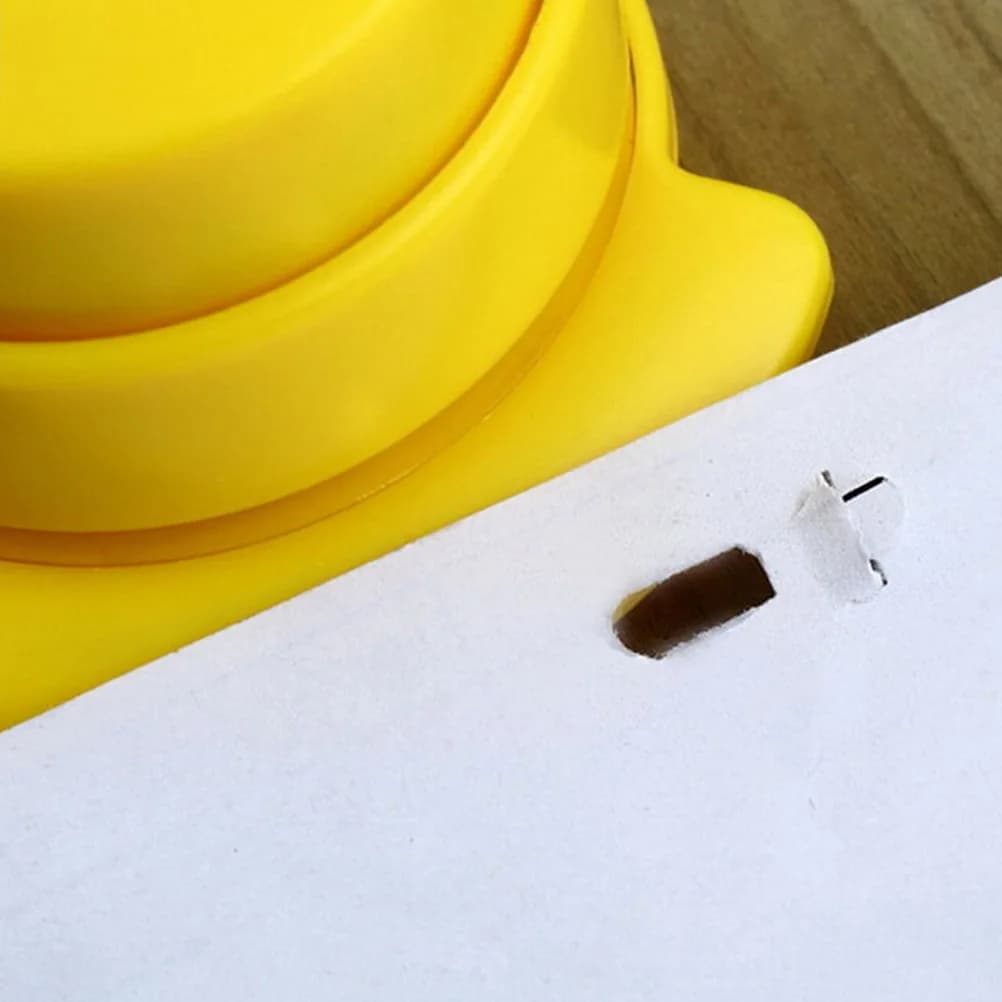 1X Graffetta per rilegatura in carta con graffetta senza punti metallici per ufficio e casa