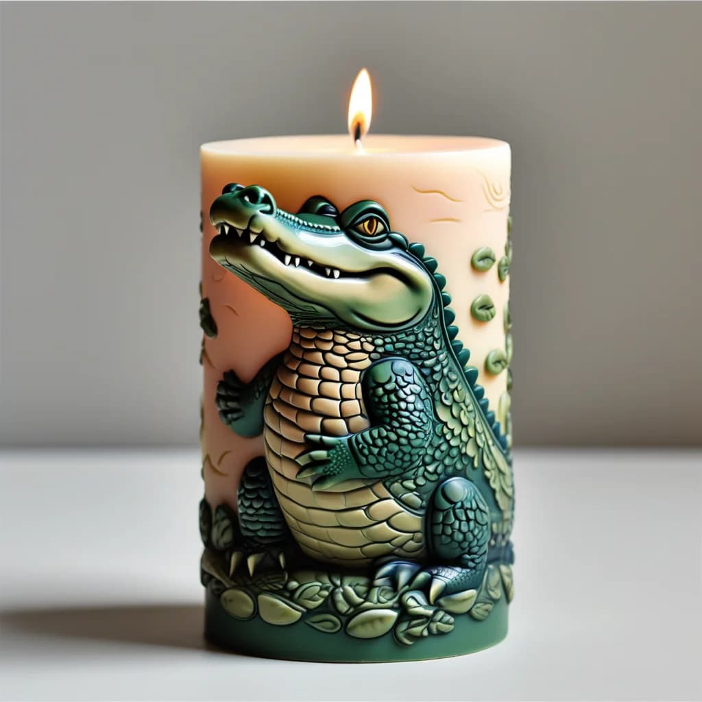 Animali fantasy creativi, decorazioni per mobili realistiche e uniche, ornamenti per il desktop. Questo stampo in silicone viene utilizzato per realizzare candele, gesso, resina