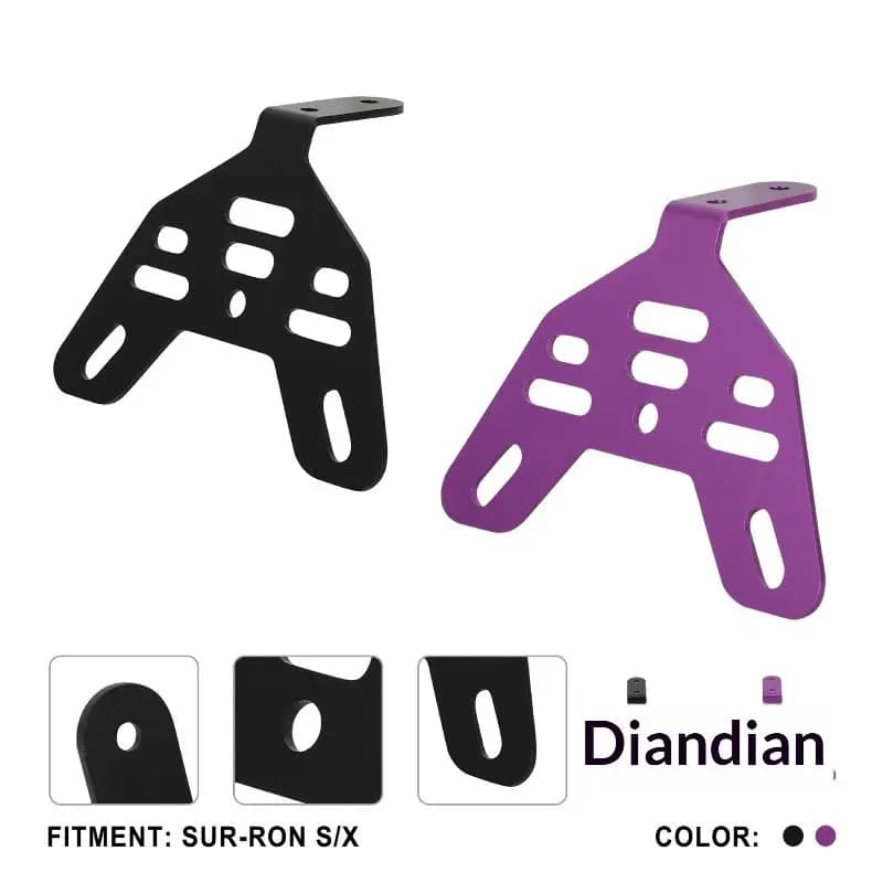 Support for rear rear backlight for motorcycle Supports for plate Aluminum frame Backlight bracket for electric bike e-bike