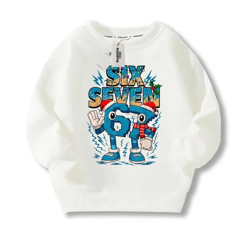 Ruba A Brainrot Felpa Felpa con cappuccio per bambini Inverno Mantieni calda Felpa Autunno Top Ruba A Brainrot Felpe con cappuccio per Natale