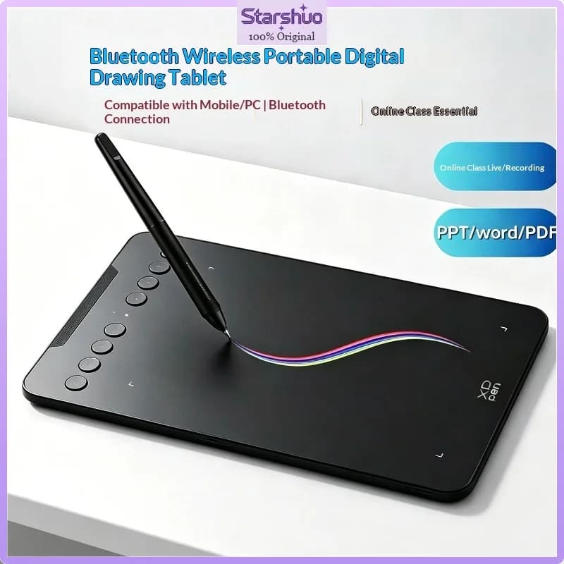 Mengyi 12 Inch Bluetooth Drawing Tablet Portable Graphic Pad For Digital Painting Online Class Live Stream Phone Laptop PC