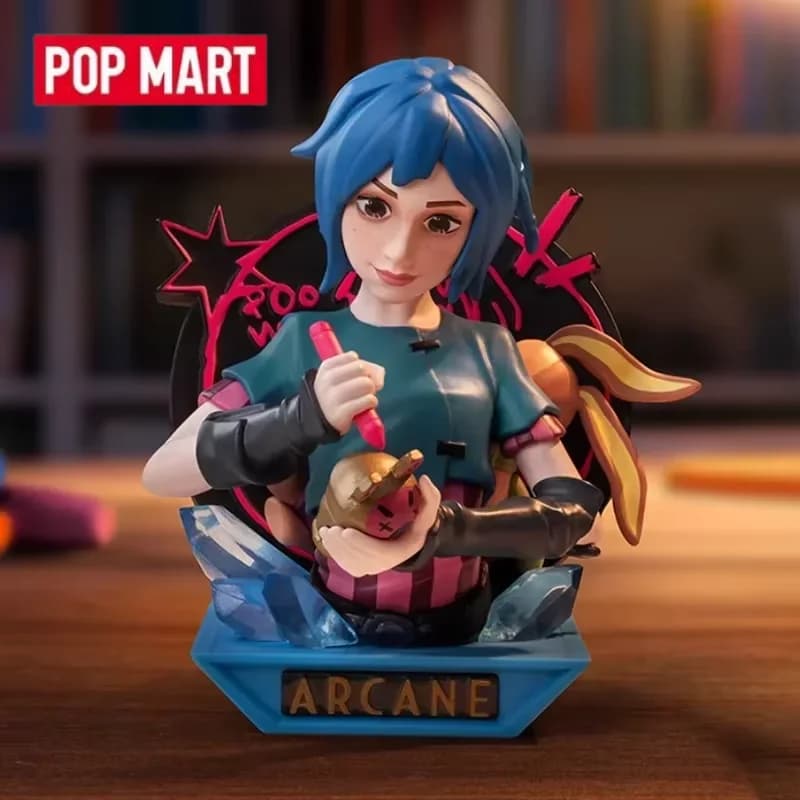 POP MART League of Legends: Serie Arcane Blind Box Toys Kawaii Anime Action Figure Caixa Caja Surprise Mystery Bag Toy